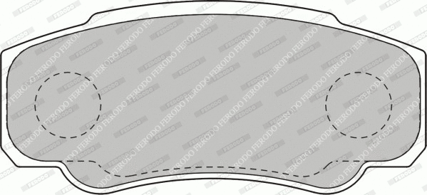 Brake Pad Set, disc brake (FVR1480)