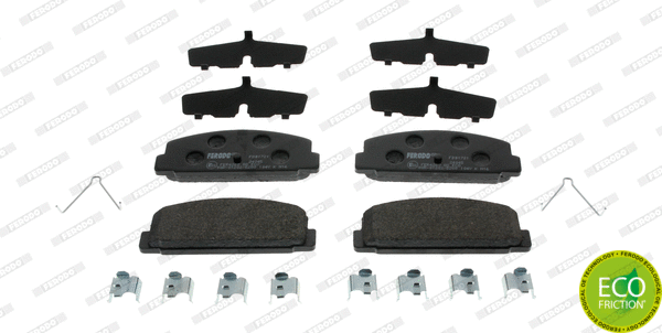 Brake Pad Set, disc brake (FDB1721)