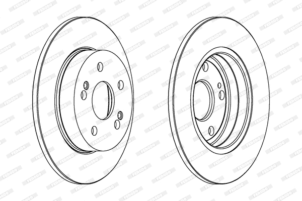 Brake Disc (DDF555)