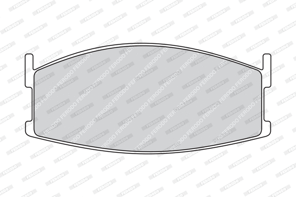 Brake Pad Set, disc brake (FDB261)