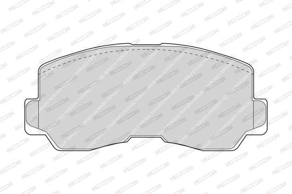 Brake Pad Set, disc brake (FDB634)