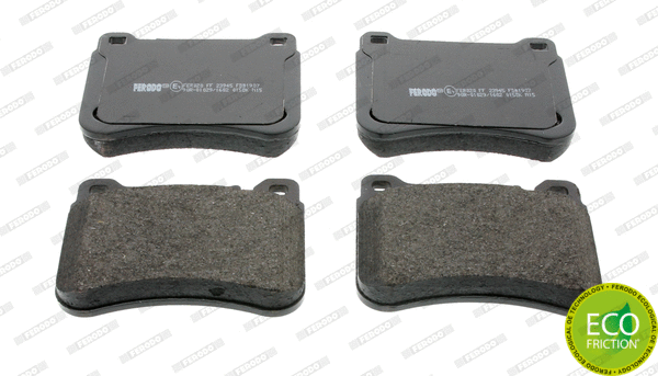 Brake Pad Set, disc brake (FDB1907)