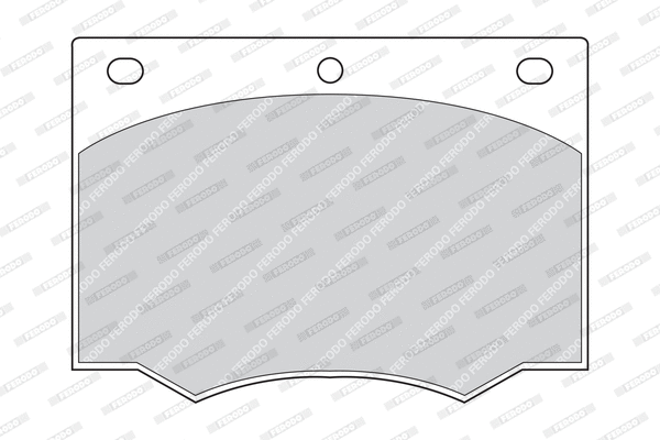 Brake Pad Set, disc brake (FDB168)