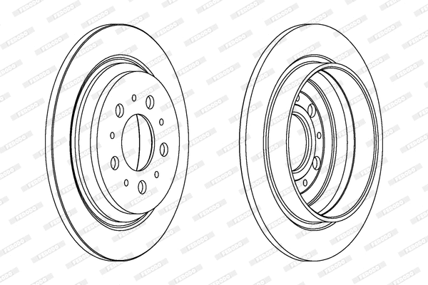 Brake Disc (DDF1259)