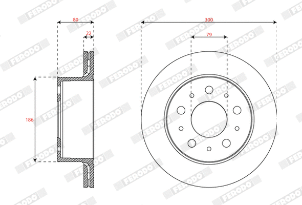 Brake Disc (DDF2850C-1)