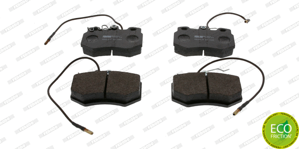 Brake Pad Set, disc brake (FDB434)