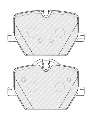 Brake Pad Set, disc brake (FDB5339)