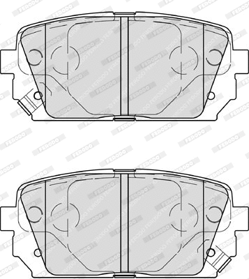Brake Pad Set, disc brake (FDB4193)