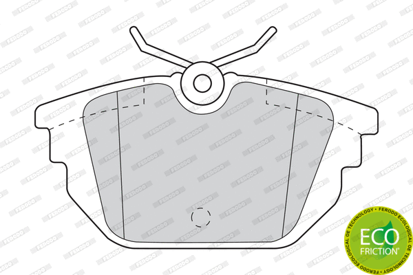 Brake Pad Set, disc brake (FDB1113)