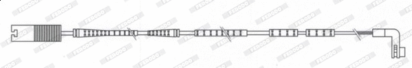 Warning Contact, brake pad wear (FWI331)