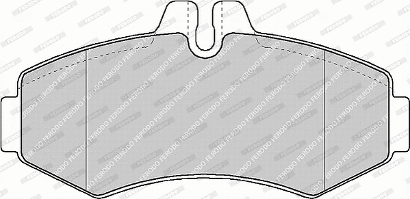 Brake Pad Set, disc brake (FVR1304)