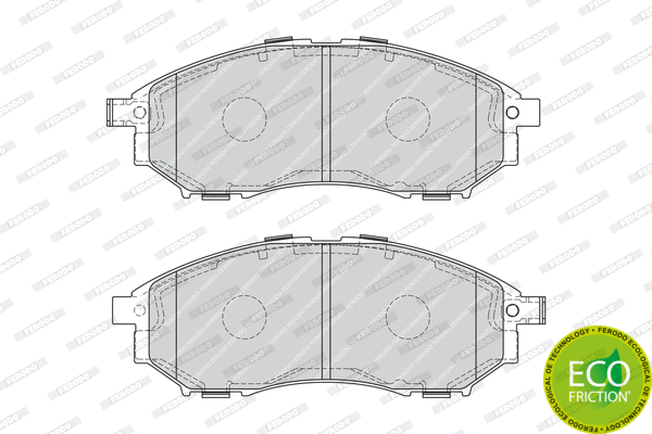 Brake Pad Set, disc brake (FDB4177)