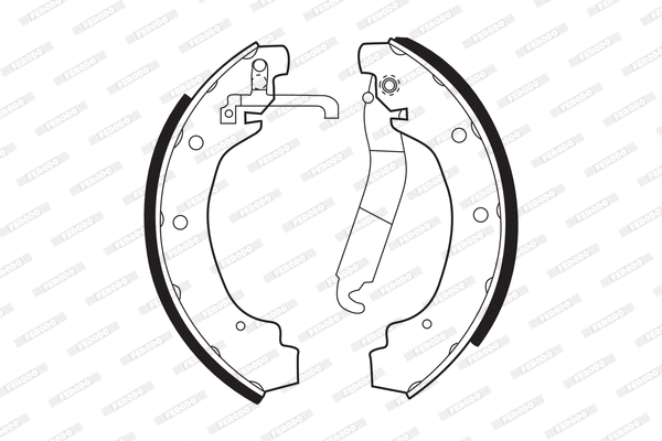 Brake Shoe Set (FSB180)