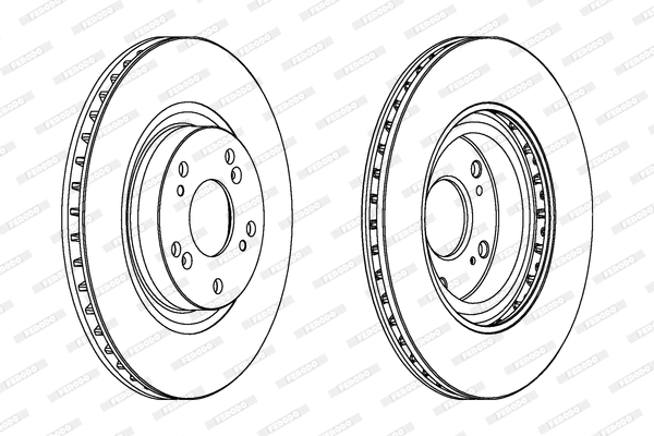 Brake Disc (DDF1596)