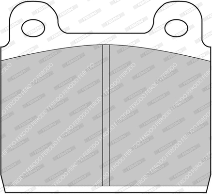 Brake Pad Set, disc brake (FDB84)