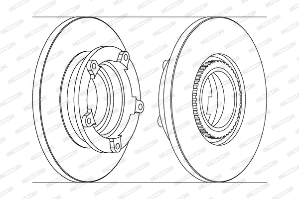 Brake Disc (DDF1573)
