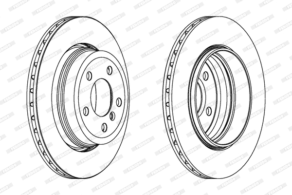 Brake Disc (DDF1297)