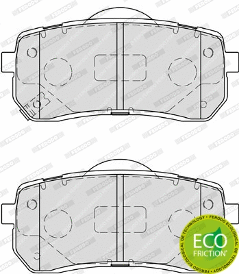 Brake Pad Set, disc brake (FDB4114)