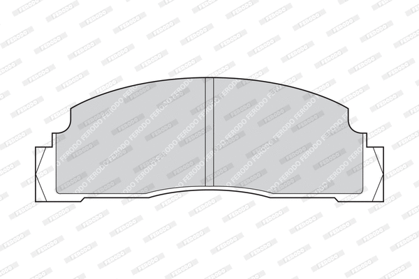 Brake Pad Set, disc brake (FDB149)