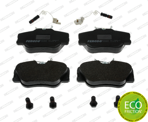 Brake Pad Set, disc brake (FDB415)