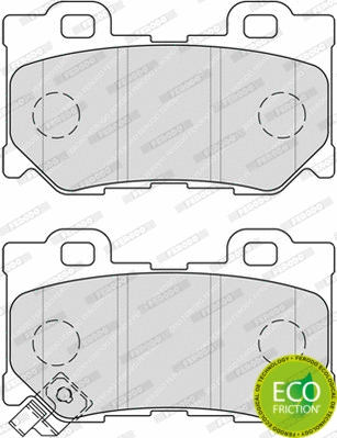 Brake Pad Set, disc brake (FDB4312)
