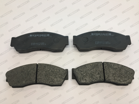 Brake Pad Set, disc brake (FDB4671QS)
