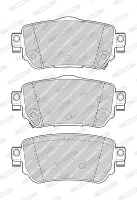 Brake Pad Set, disc brake (FDB4842)