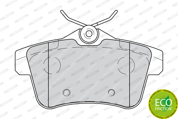 Brake Pad Set, disc brake (FDB4224)