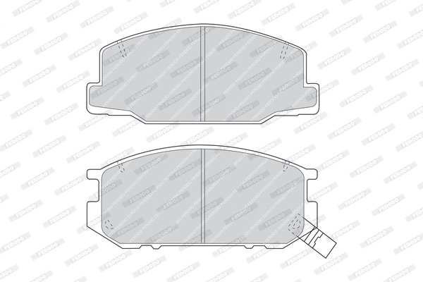 Brake Pad Set, disc brake (FDB932)