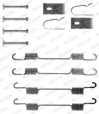 Accessory Kit, brake shoes (FBA14)