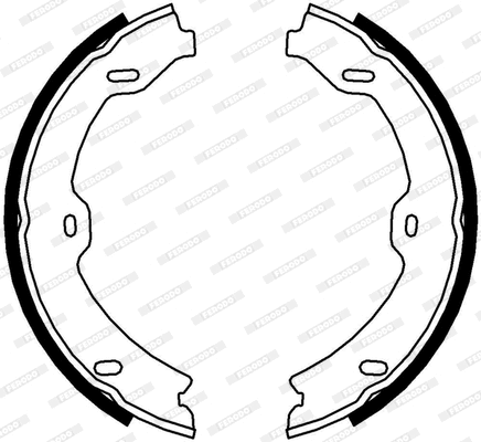 Brake Shoe Set, parking brake