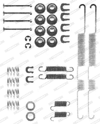 Accessory Kit, brake shoes (FBA69)