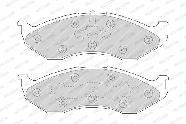Brake Pad Set, disc brake (FDB929)