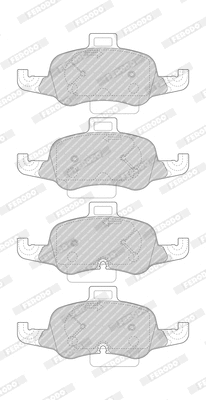 Brake Pad Set, disc brake (FDB4996)