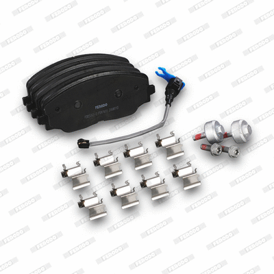 Brake Pad Set, disc brake (FDB5063-D)