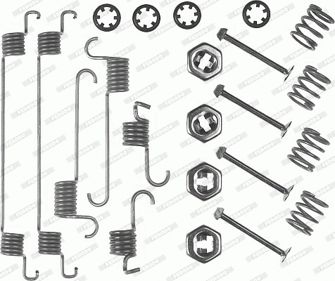 Accessory Kit, brake shoes (FBA119)