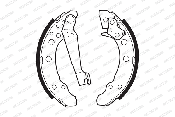 Brake Shoe Set (FSB191)