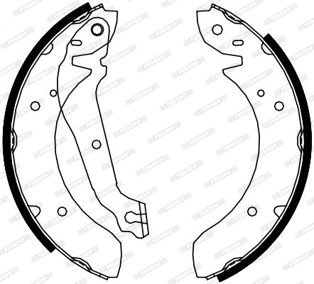Brake Shoe Set (FSB4101)