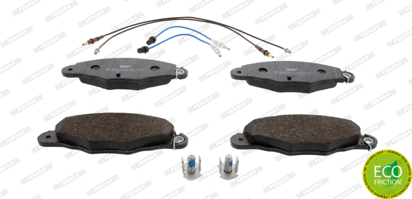 Brake Pad Set, disc brake (FDB1114)