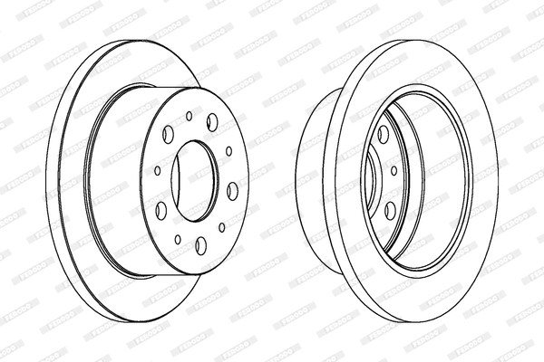 Brake Disc (DDF1574)