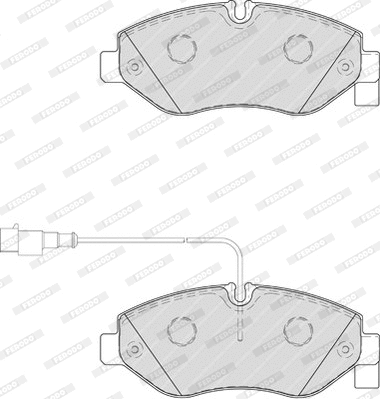 Brake Pad Set, disc brake (FVR4053)