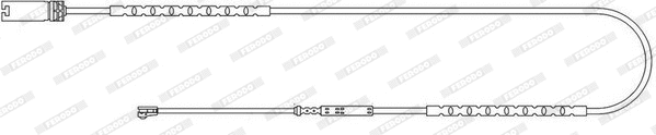 Warning Contact, brake pad wear (FWI402)