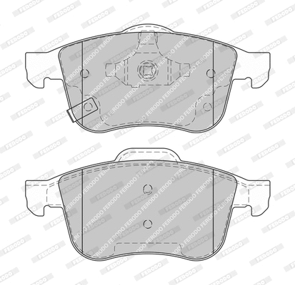 Brake Pad Set, disc brake (FDB4706-D)