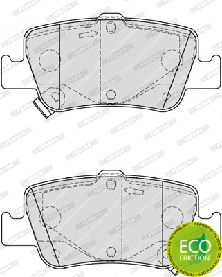 Brake Pad Set, disc brake (FDB4048)