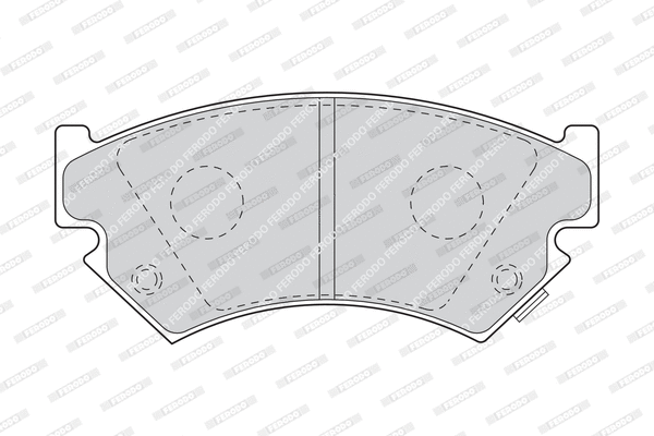 Brake Pad Set, disc brake (FDB918)