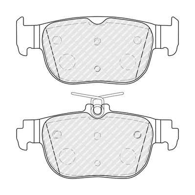 Brake Pad Set, disc brake (FDB5356)
