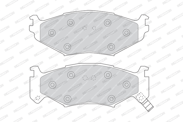 Brake Pad Set, disc brake (FDB977)