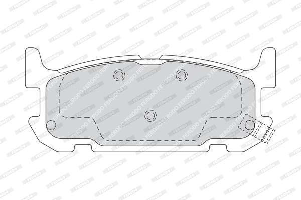 Brake Pad Set, disc brake (FDB1755)