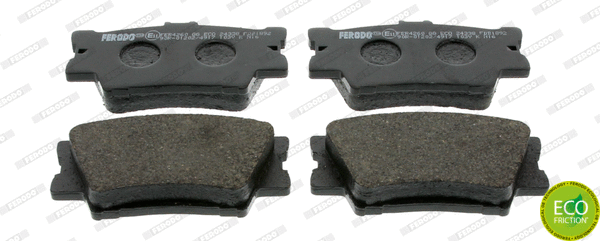 Brake Pad Set, disc brake (FDB1892)