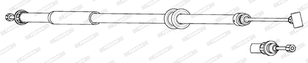 Cable Pull, parking brake (FHB434538)